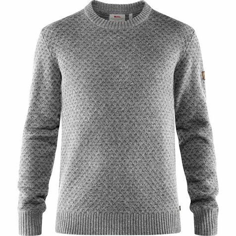 Fjallraven Men Övik Sweater Grey PH155793 Philippines